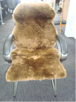 MULTIFIT DELUXE SHEEPSKIN OFFICE / COMPUTER CHAIR COVERS :$230